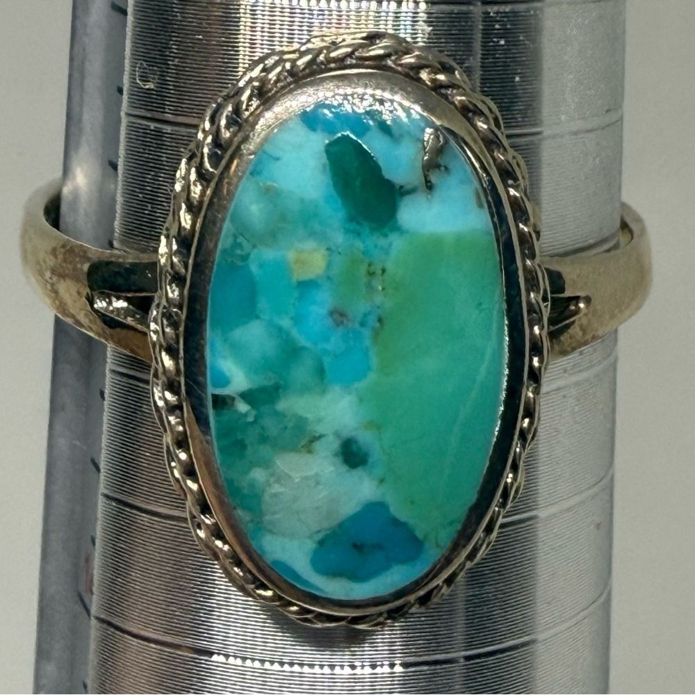 Sterling silver Turquoise Ring sz 13